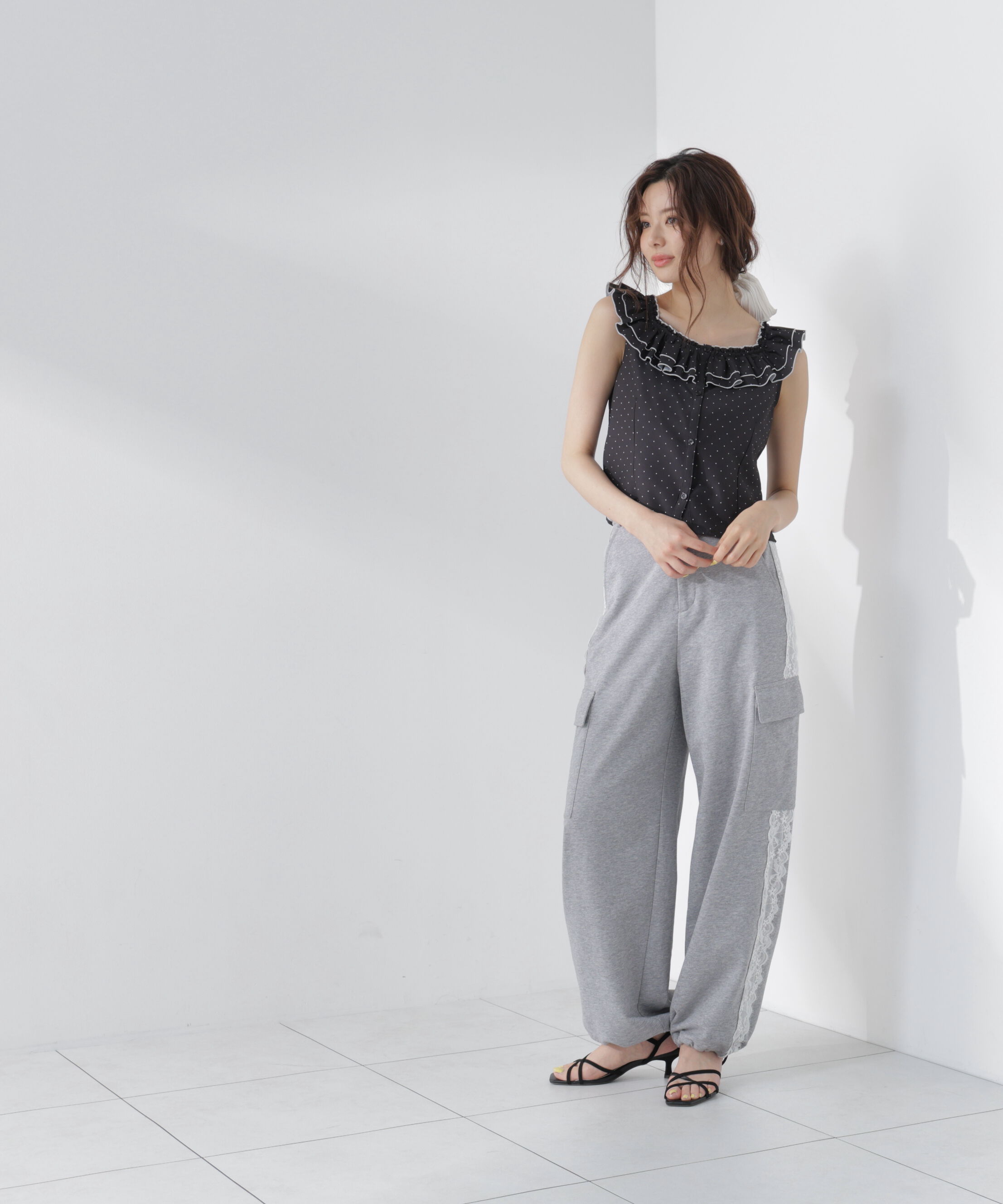 PROPORTION BODY DRESSING「ラッフルカラーブラウス」|シャツ・ブラウス|