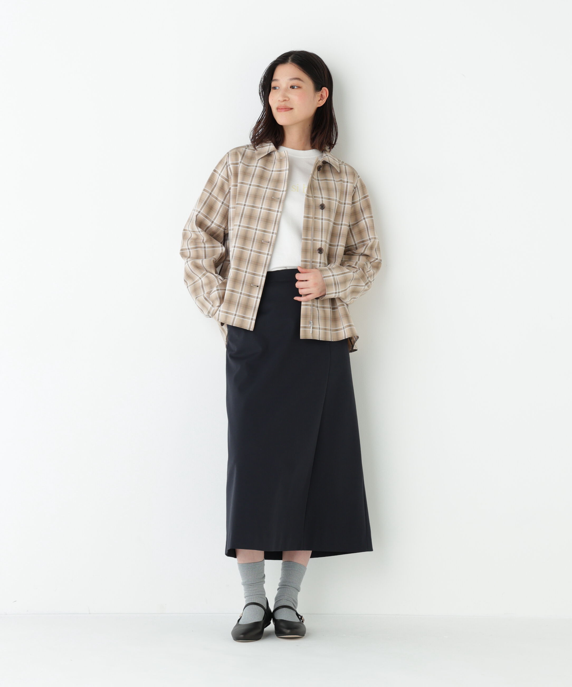 「◆先染めチェックブルゾン」|ブルゾン・スタジャン|