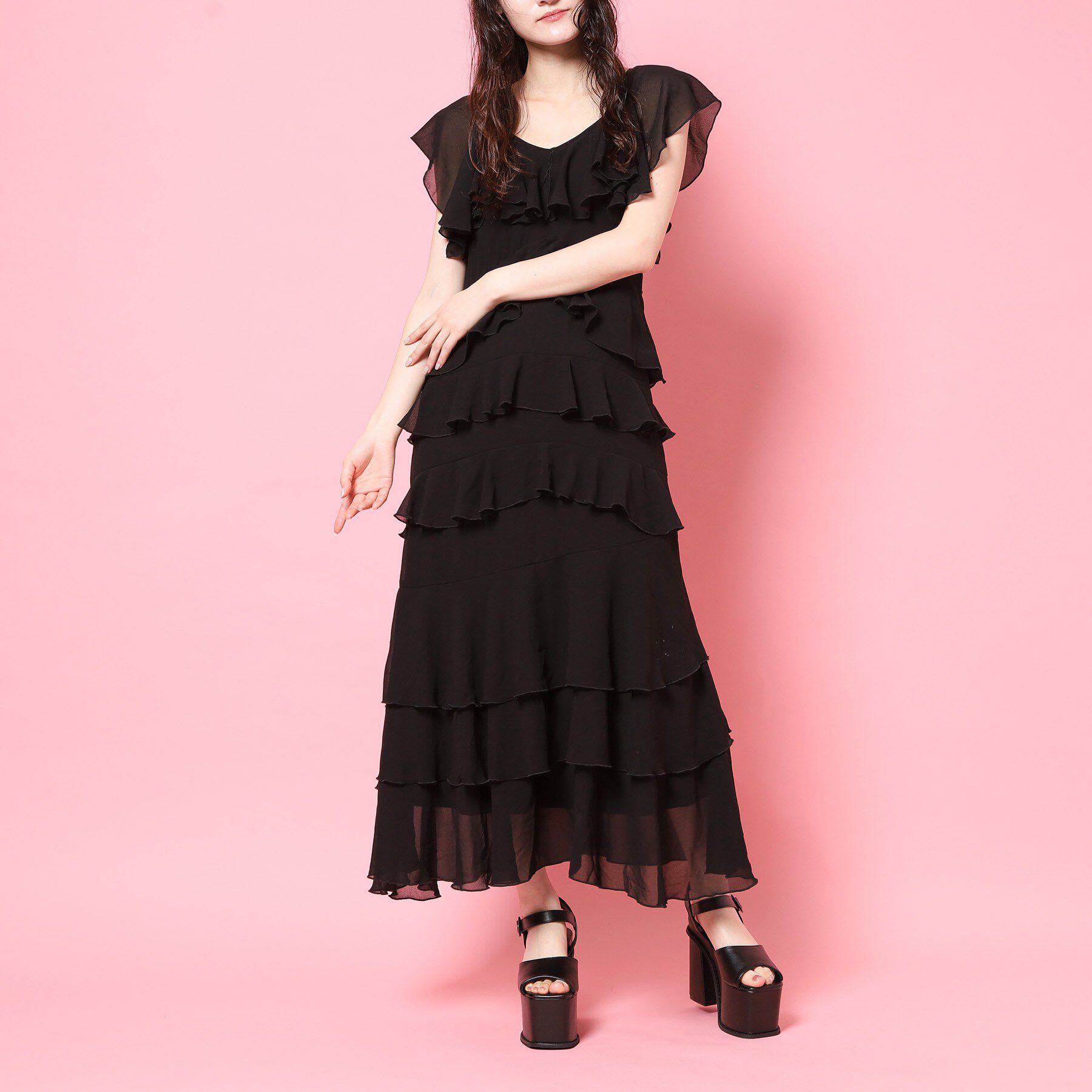 csT&P「厚底シアーサンダル」|サンダル|