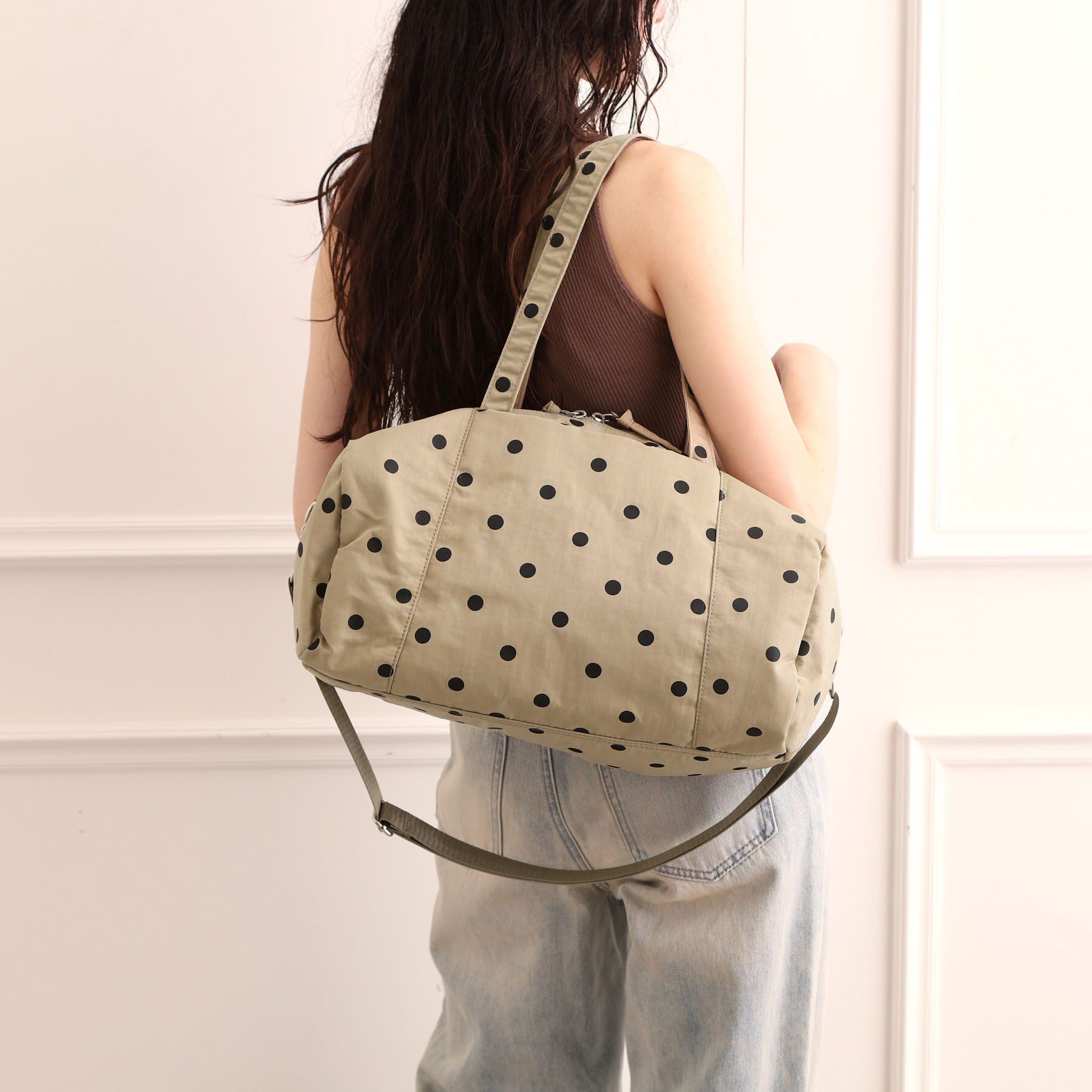 Ober Tashe「【EC限定】ドット2WAYボストンバッグ」|ボストンバッグ|