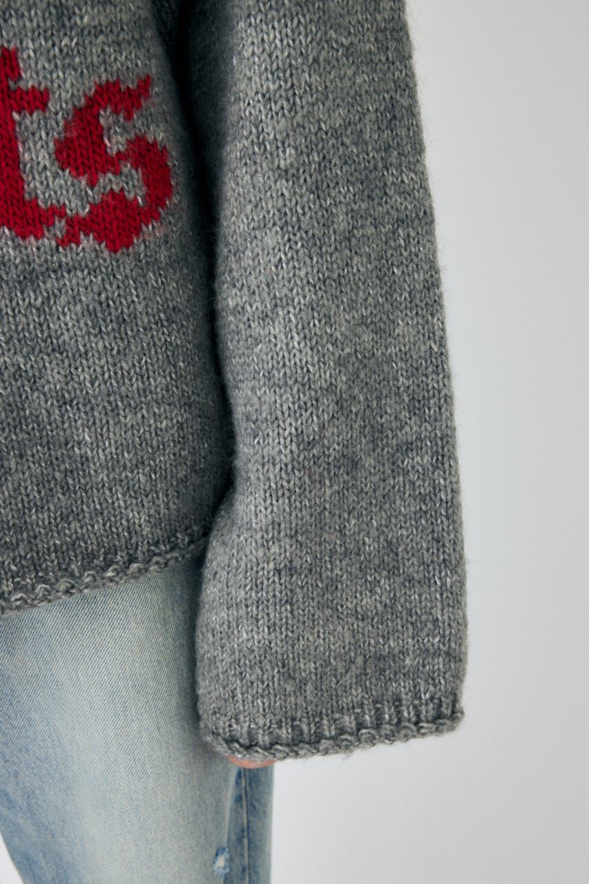 MOUSSY「KNITTED WORDS セーター」|ニット・セーター|