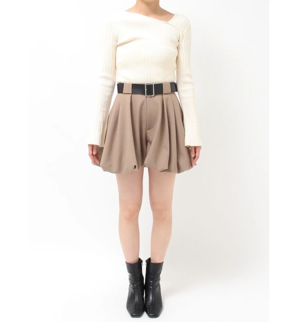 LAGUNAMOON「ベルト付きバルーンショートパンツ」|その他|