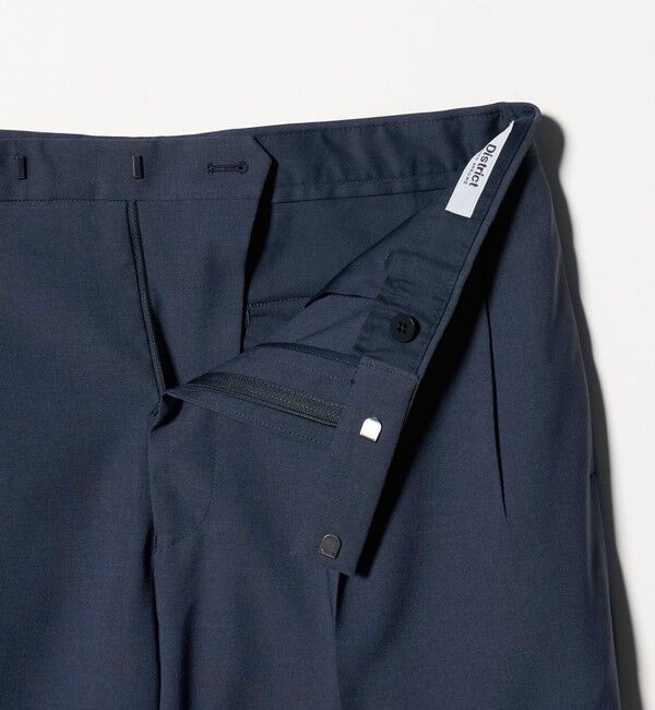 UNITED ARROWS「＜District＞ポリエステル トロピカル バレル ワイドパンツ」|スラックス|