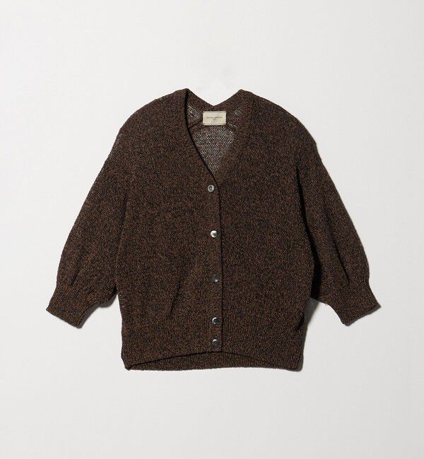 UNITED ARROWS「ペーパー ハーフスリーブ カーディガン」|カーディガン|