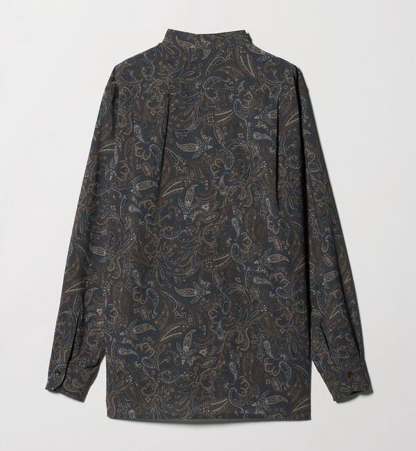 UNITED ARROWS「ペイズリー バンドカラー チョアシャツ」|シャツ・ブラウス|