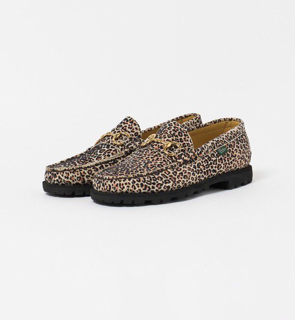 UNITED ARROWS「【別注】＜Paraboot＞レオパード ビットローファー」|ローファー|