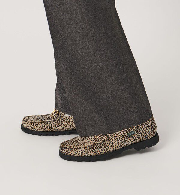 UNITED ARROWS「【別注】＜Paraboot＞レオパード ビットローファー」|ローファー|