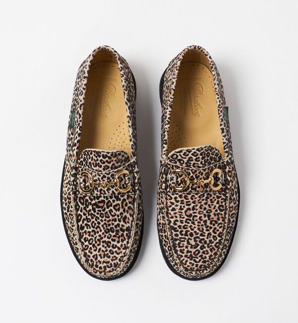 UNITED ARROWS「【別注】＜Paraboot＞レオパード ビットローファー」|ローファー|