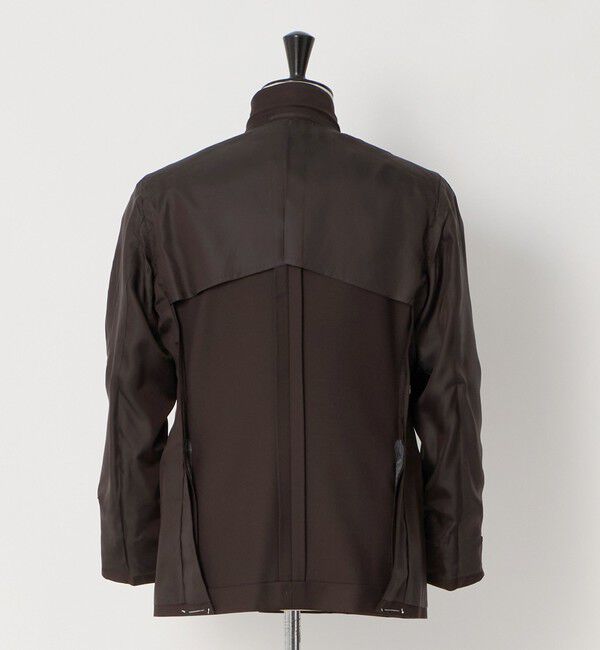 UNITED ARROWS「ブラウン シャークスキン ダブル 6ボタン スーツ MCーMODEL ヨコストレッチ」|スーツ|