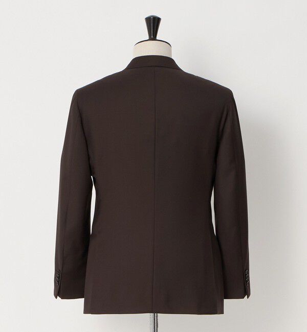 UNITED ARROWS「ブラウン シャークスキン ダブル 6ボタン スーツ MCーMODEL ヨコストレッチ」|スーツ|