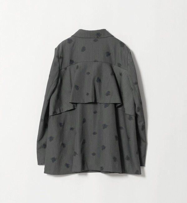 UNITED ARROWS「フラワー ジャガード バックフレア ジャケット」|テーラードジャケット|