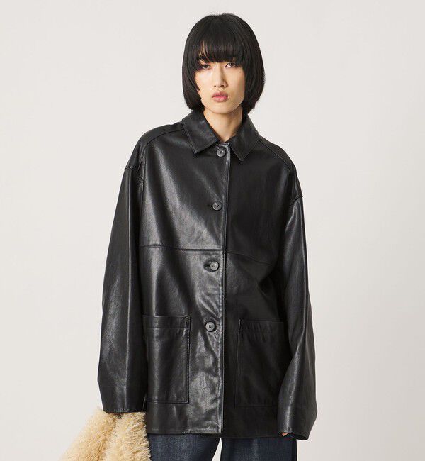 AEWEN MATOPH「＜AEWEN MATOPH＞レザー カバーオール ジャケット」|その他|