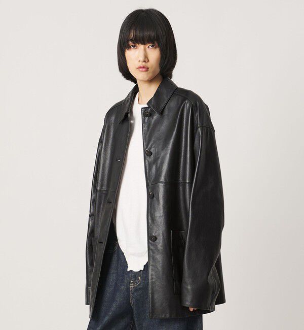 AEWEN MATOPH「＜AEWEN MATOPH＞レザー カバーオール ジャケット」|その他|
