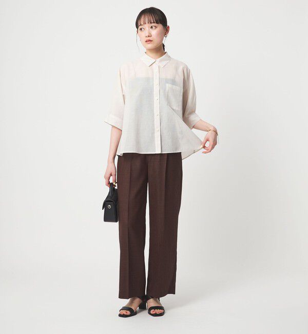 UNITED ARROWS green label relaxing「アキハ バック タック シャツ」|シャツ・ブラウス|