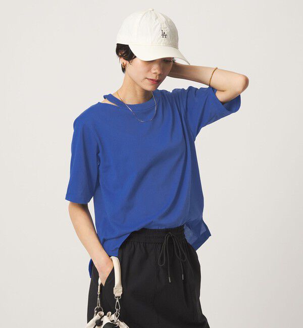 UNITED ARROWS green label relaxing「デコルテスリット Tシャツ 吸水速乾」|Tシャツ・カットソー|ROYAL