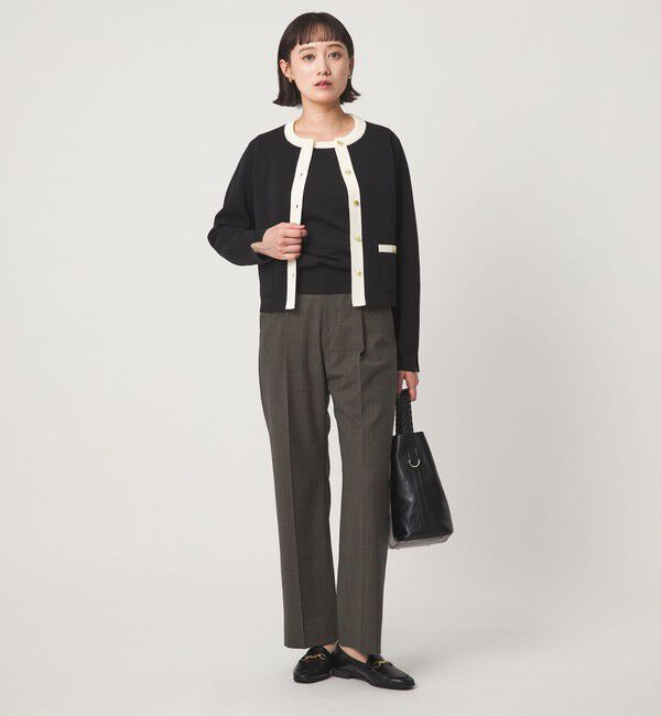 UNITED ARROWS green label relaxing「［size SHORT/TALLあり］カチリラ ストレート パンツ ウォッシャブル ストレッチ」|スラックス|