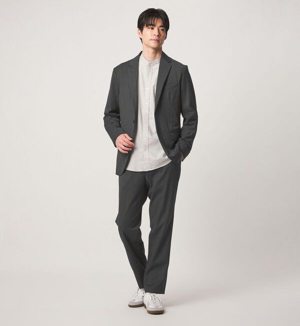 UNITED ARROWS green label relaxing「ウォッシャブル サージ ナロー ジャケット -２WAYストレッチ-」|テーラードジャケット|