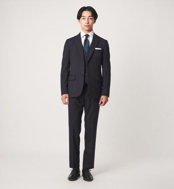 UNITED ARROWS green label relaxing「A+ TWPU サージ 2B スリム セットアップジャケット -ストレッチ-」|テーラードジャケット|
