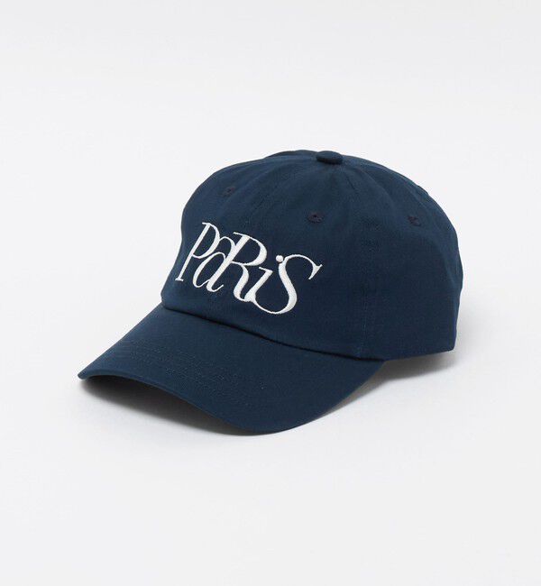 NICE WEATHER「＜NICE WEATHER＞PARIS キャップ 2」|キャップ・キャスケット|NAVY