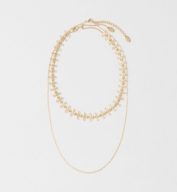 BEAUTY&YOUTH UNITED ARROWS「メタル ユニークチョーカー&times;ネックレス/2P」|ネックレス|