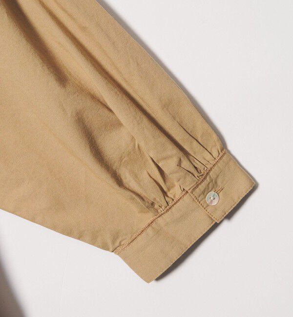 STEVEN ALAN「＜Steven Alan＞コットン ポプリン ギャザー ブラウス」|シャツ・ブラウス|