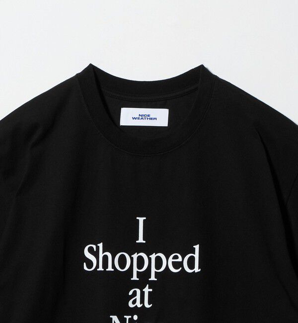 NICE WEATHER「＜NICE WEATHER＞タイポグラフィ Tシャツ」|Tシャツ・カットソー|