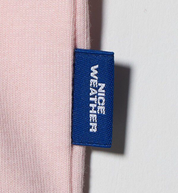 NICE WEATHER「＜NICE WEATHER＞タイポグラフィ Tシャツ」|Tシャツ・カットソー|