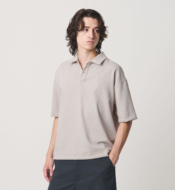 BEAUTY&YOUTH UNITED ARROWS「Air Dobby ワイドテーパード ポロシャツ ヨコストレッチ 吸水速乾 ウォッシャブル」|Tシャツ・カットソー|