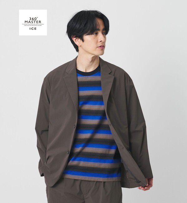 BEAUTY&YOUTH UNITED ARROWS「360&deg;MASTER ICE リラックス ジャケット セットアップ対応 接触冷感 ストレッチ 撥水 UVカット」|テーラードジャケット|DK.GRAY