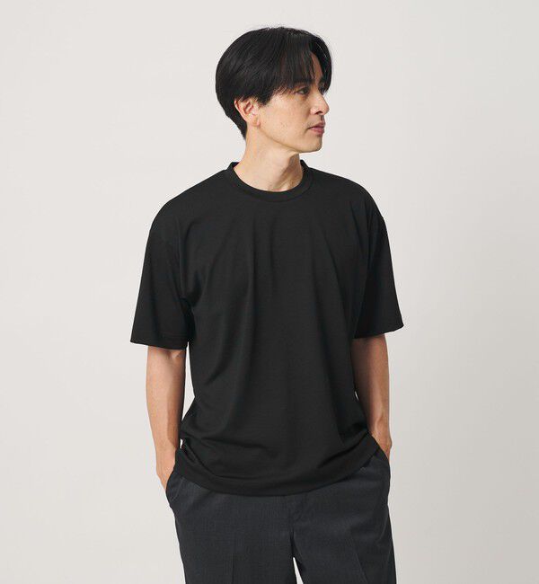 BEAUTY&YOUTH UNITED ARROWS「ウール テクスチャード クルーネック Tシャツ」|Tシャツ・カットソー|