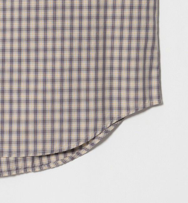 BEAUTY&YOUTH UNITED ARROWS「ピーチスキン チェック レギュラー シャツ FORM型」|シャツ・ブラウス|