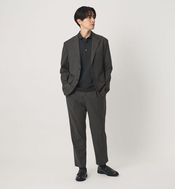 BEAUTY&YOUTH UNITED ARROWS「MIXED-WOOL 2B コンフォート ジャケット タテヨコストレッチ ウォッシャブル セットアップ対応」|テーラードジャケット|