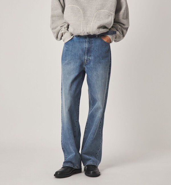 STEVEN ALAN「	＜Steven Alan＞ 13.5oz デニム 5ポケット バギー ストレート パンツ」|デニム|