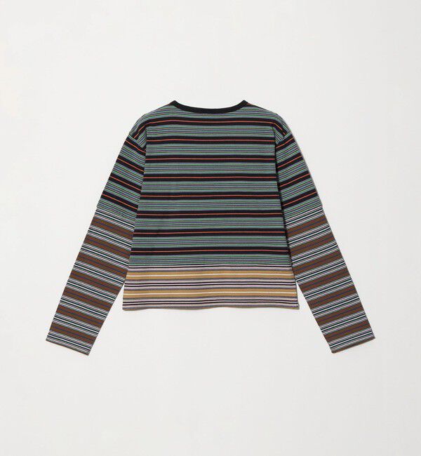 BEAUTY&YOUTH UNITED ARROWS「＜Girls Department Club＞トリプルボーダー レイヤー  プルオーバー」|Tシャツ・カットソー|