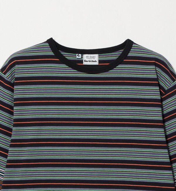 BEAUTY&YOUTH UNITED ARROWS「＜Girls Department Club＞トリプルボーダー レイヤー  プルオーバー」|Tシャツ・カットソー|