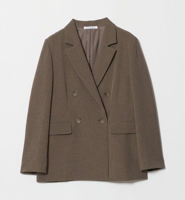 BEAUTY&YOUTH UNITED ARROWS「ポリエステルブレンド メランジ ダブルジャケット 防シワ」|テーラードジャケット|MOCA