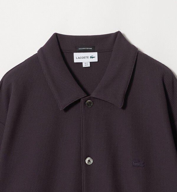 BEAUTY&YOUTH UNITED ARROWS「＜LACOSTE for BEAUTY&YOUTH＞ ワントーン シャツ ジャケット」|カーディガン|