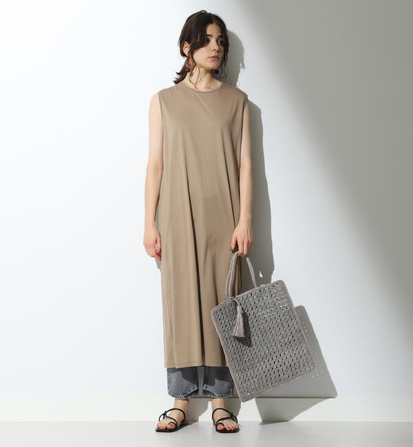 Demi-Luxe BEAMS 「ATON / スビン ノースリーブドレス」|ワンピース|