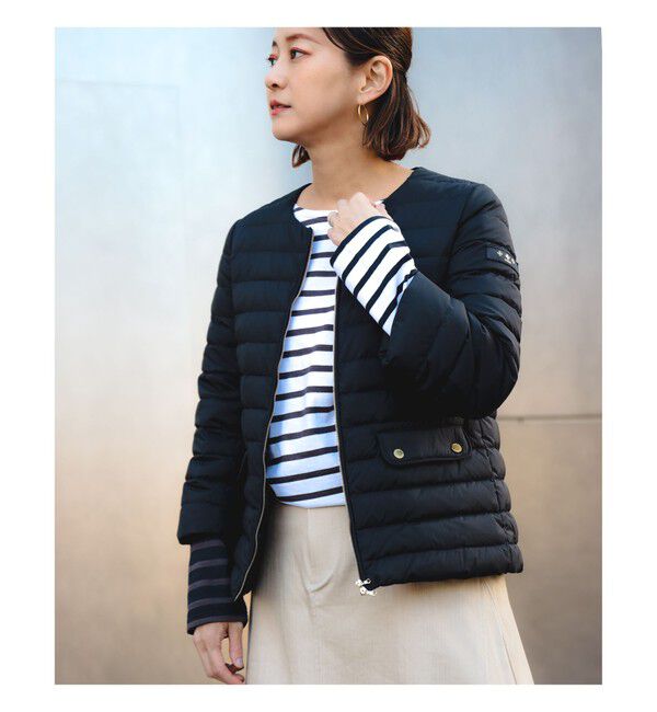Demi-Luxe BEAMS 「【別注】TATRAS / ACACIA ノーカラー ライトダウンジャケット」|ブルゾン・スタジャン|