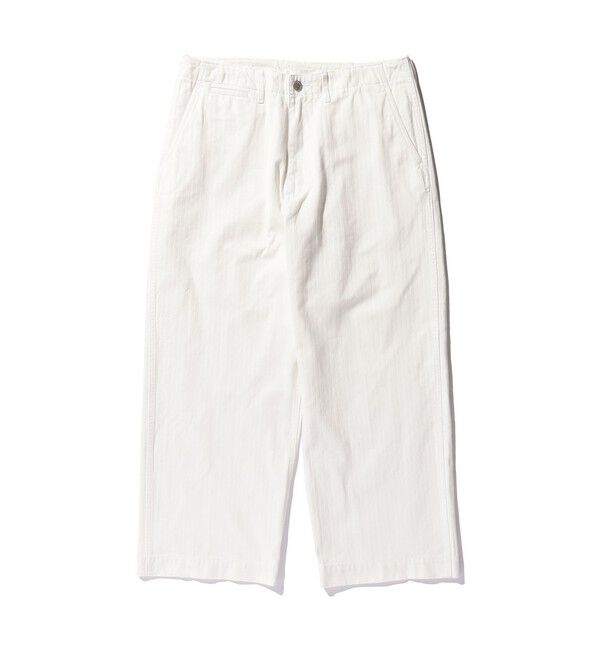BEAMS PLUS「MIL Trousers Herringbone」|その他|WHITE