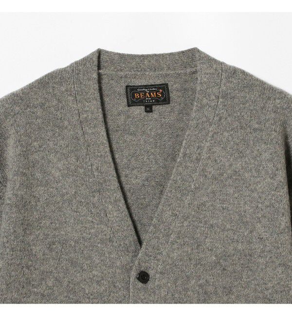 BEAMS PLUS「Cardigan Elbow Patch 7G」|ニット・セーター|