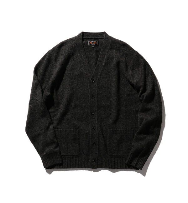 BEAMS PLUS「Cardigan Elbow Patch 7G」|ニット・セーター|