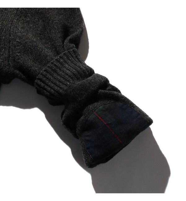 BEAMS PLUS「Cardigan Elbow Patch 7G」|ニット・セーター|