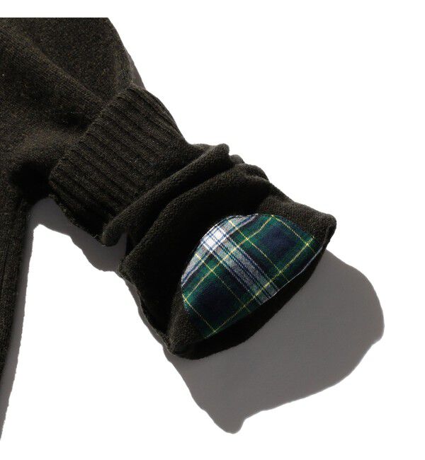 BEAMS PLUS「Cardigan Elbow Patch 7G」|ニット・セーター|