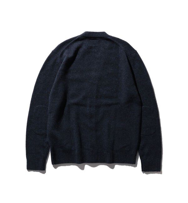BEAMS PLUS「Cardigan Elbow Patch 7G」|ニット・セーター|