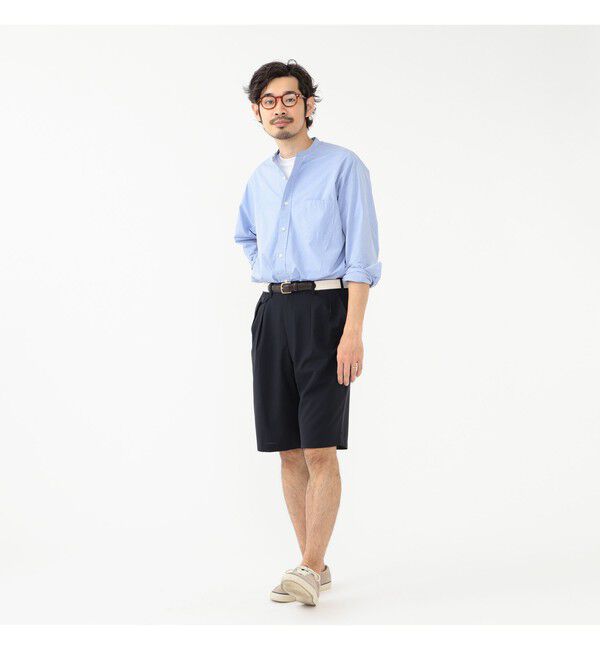 BEAMS PLUS「BEAMS PLUS / 2プリーツ トロピカルウール ショーツ」|その他|
