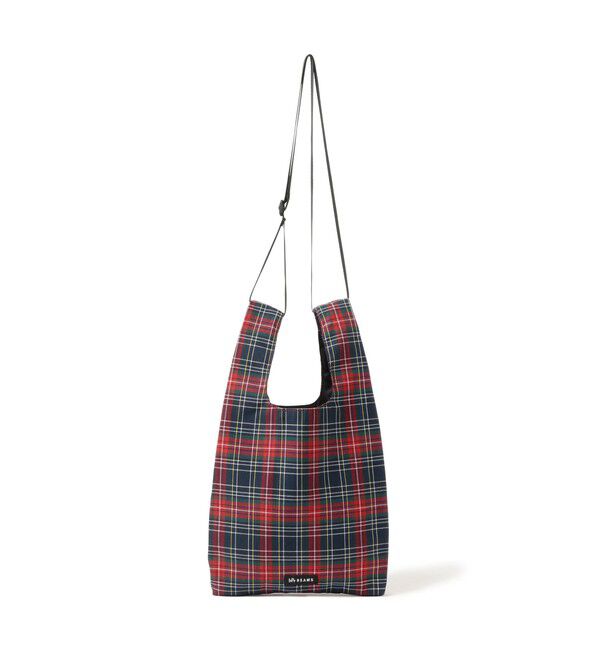 BEAMS「チェック ショッパー S」|ポーチ|