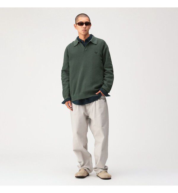 BEAMS「テーパード ツイルパンツ」|デニム|