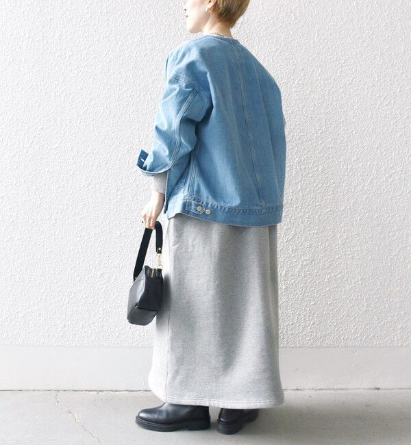 SHIPS any「《一部予約》SHIPS any: ノーカラー デニム ブルゾン［SHIPS any DENIM］」|デニムジャケット|