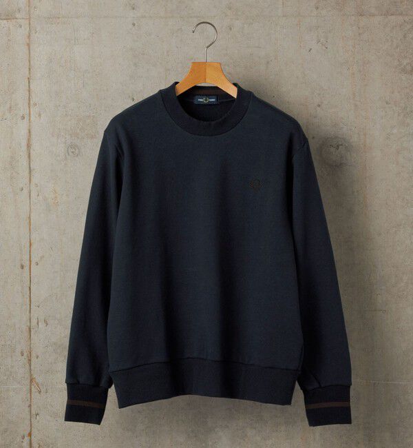 SHIPS「【SHIPS別注】FRED PERRY: シングル ティップ スウェットシャツ」|スウェット・ジャージ|ダークブルー